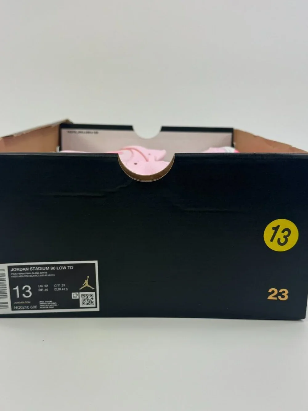 Jordan Stadium 90 Low TD 'Pink Foam' HQ0210-600 Football Multi Size